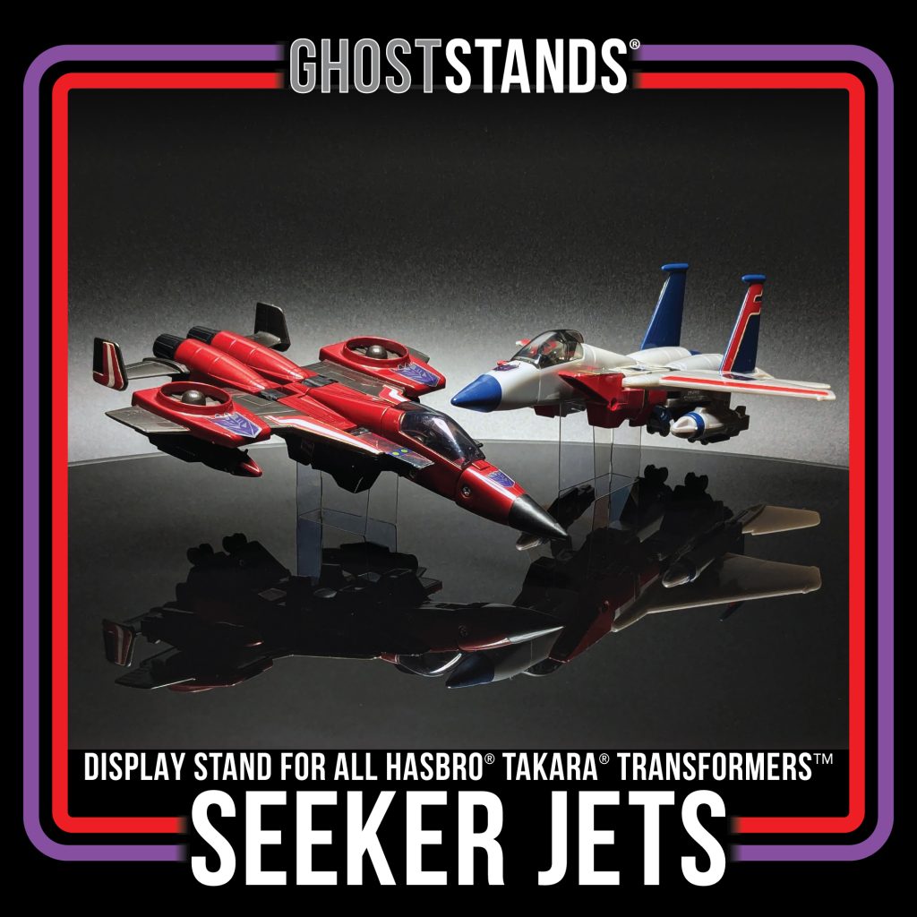 SEEKER JET TRANSFORMERS GHOST STANDS