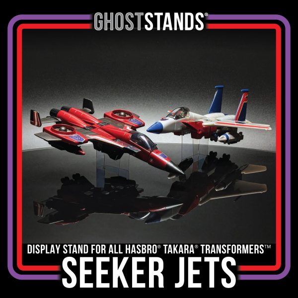 SEEKER JET TRANSFORMERS GHOST STANDS