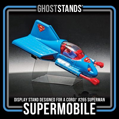 Supermobile Superman Corgi Ghost Stands