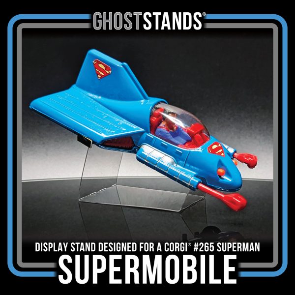 Supermobile Superman Corgi Ghost Stands