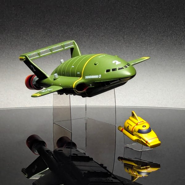 THUNDERBIRDS 2 & 4 CORGI GHOST STAND