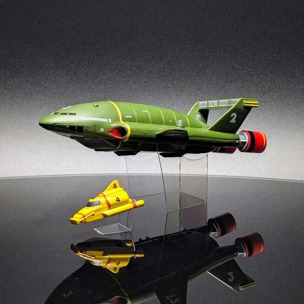 THUNDERBIRDS 2 & 4 CORGI GHOST STAND