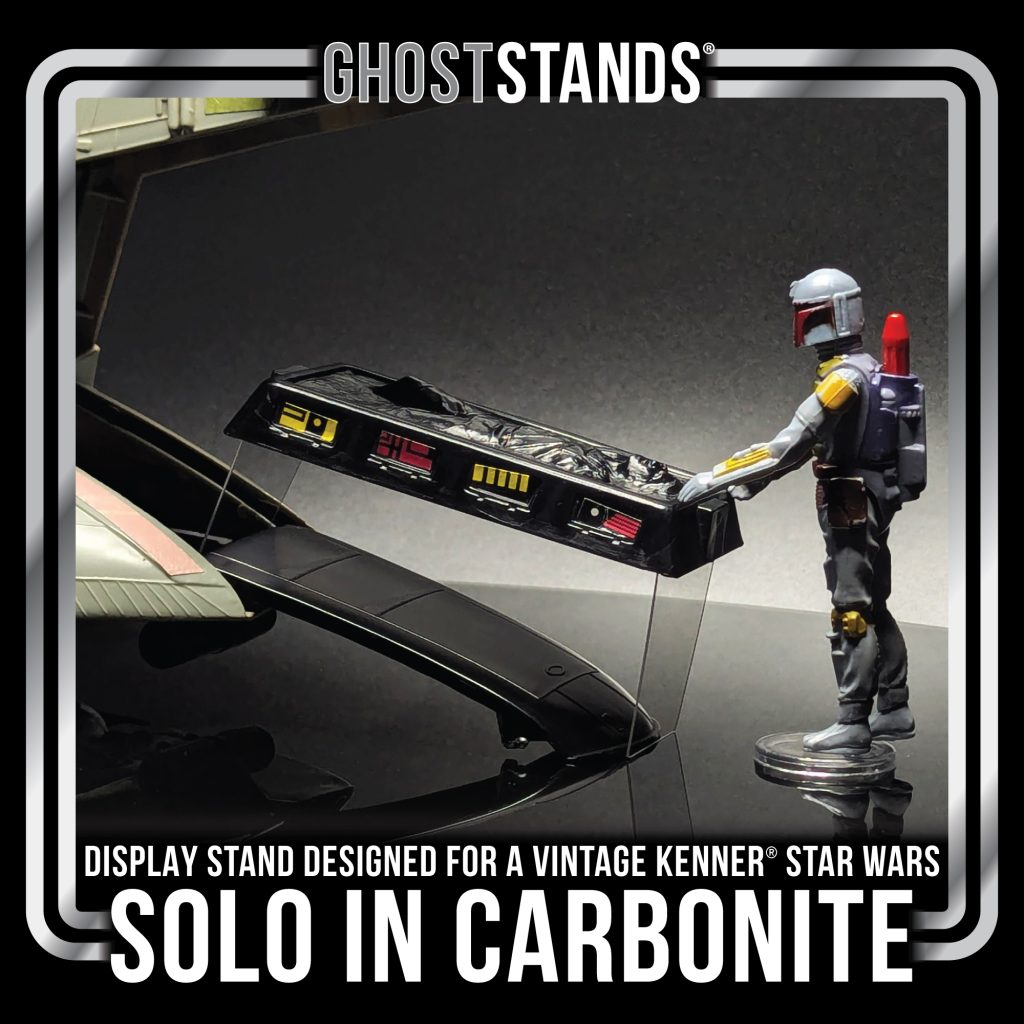HAAN SOLO IN CARBONITE STAR WARS GHOST STAND
