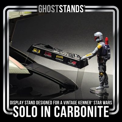 HAAN SOLO IN CARBONITE STAR WARS GHOST STAND